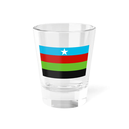 Flag of the Somali Bantu Liberation Movement (Mali) Shot Glass 1.5oz 1.5oz - Go Mug Yourself