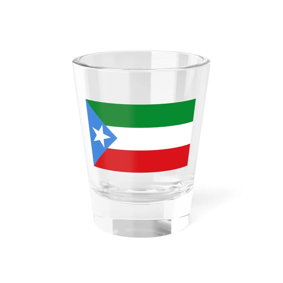 Flag of the Somali Region 1994-2008 2018- (Ethiopia) Shot Glass 1.5oz 1.5oz - Go Mug Yourself