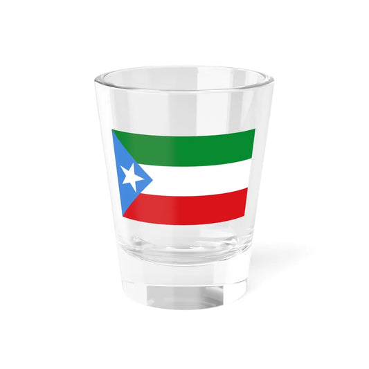 Flag of the Somali Region 1994-2008 2018- (Ethiopia) Shot Glass 1.5oz 1.5oz - Go Mug Yourself