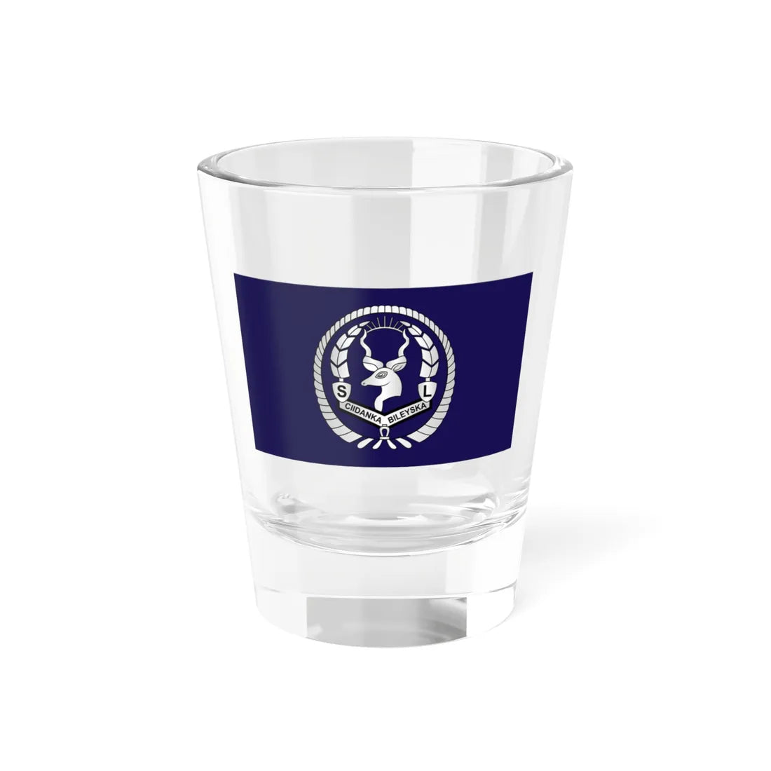 Flag of the Somaliland Police Force (Mali) Shot Glass 1.5oz 1.5oz - Go Mug Yourself