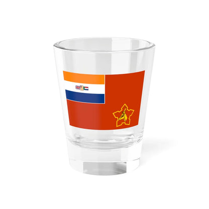 Flag of the South African Army 1973-1994 (South Africa) Shot Glass 1.5oz 1.5oz - Go Mug Yourself
