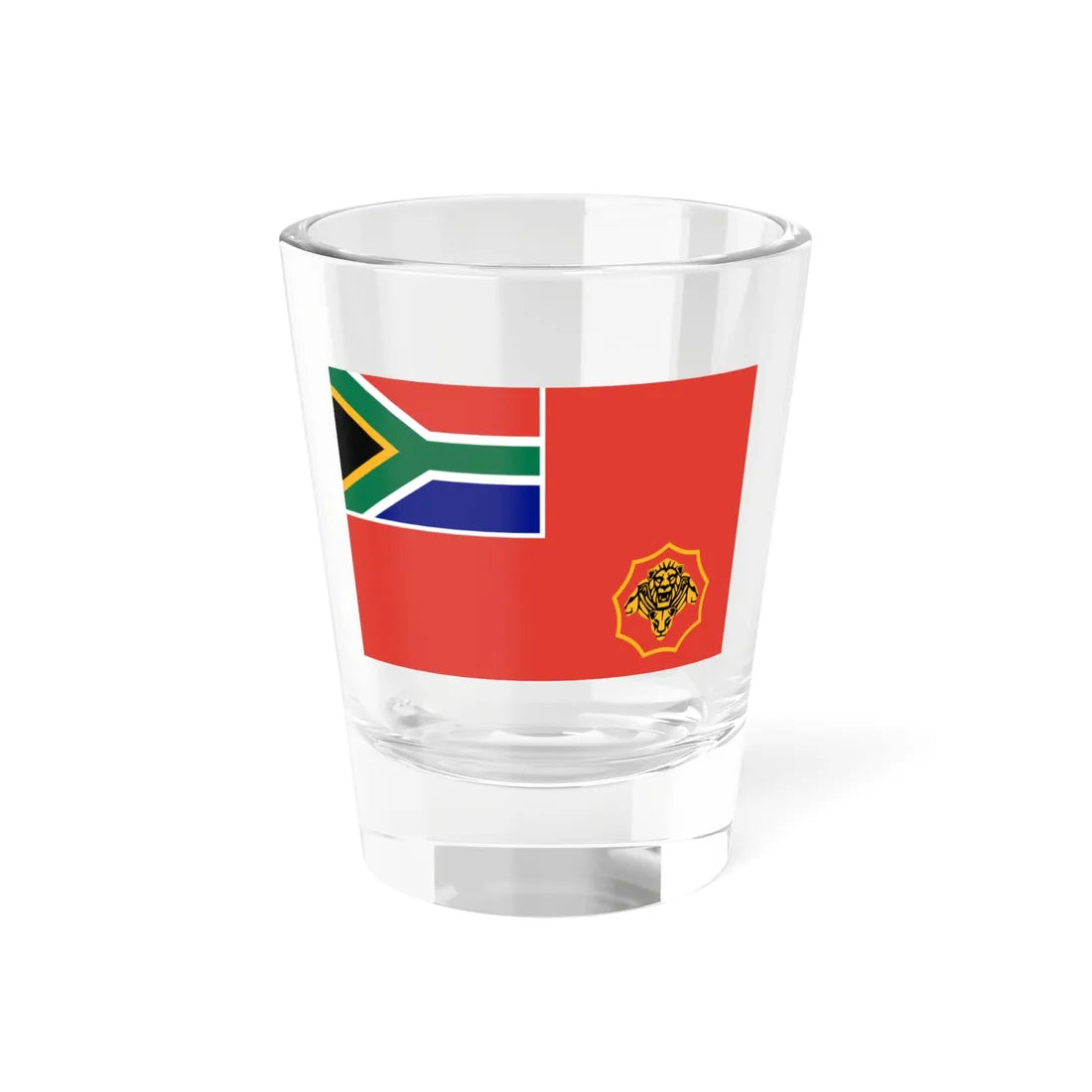 Flag of the South African Army (South Africa) Shot Glass 1.5oz 1.5oz - Go Mug Yourself