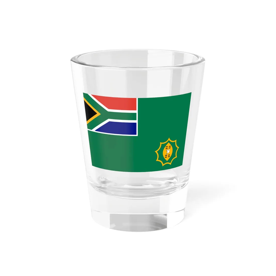 Flag of the South African Department of Military Veterans (South Africa) Shot Glass 1.5oz 1.5oz - Go Mug Yourself