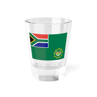 Flag of the South African National Defence Force (South Africa) Shot Glass 1.5oz 1.5oz - Go Mug Yourself