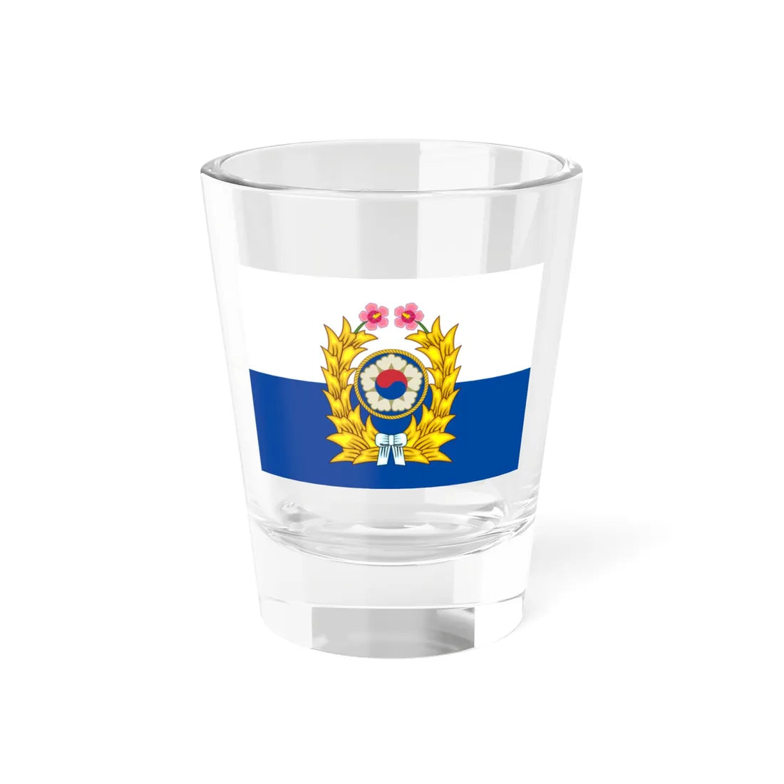 Flag of the South Korean army (Korea) Shot Glass 1.5oz 1.5oz - Go Mug Yourself