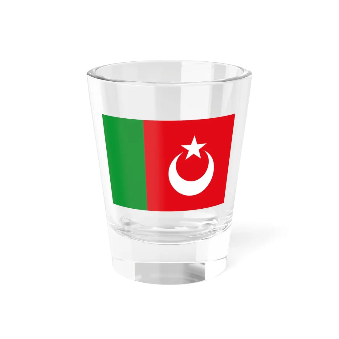 Flag of the South West Caucasian Republic (Turkey) Shot Glass 1.5oz 1.5oz - Go Mug Yourself