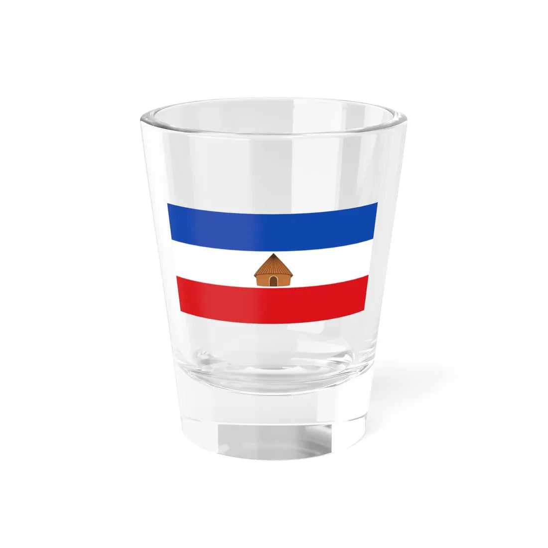 Flag of the Southern Nations Nationalities and Peoples Region (Ethiopia) Shot Glass 1.5oz 1.5oz - Go Mug Yourself