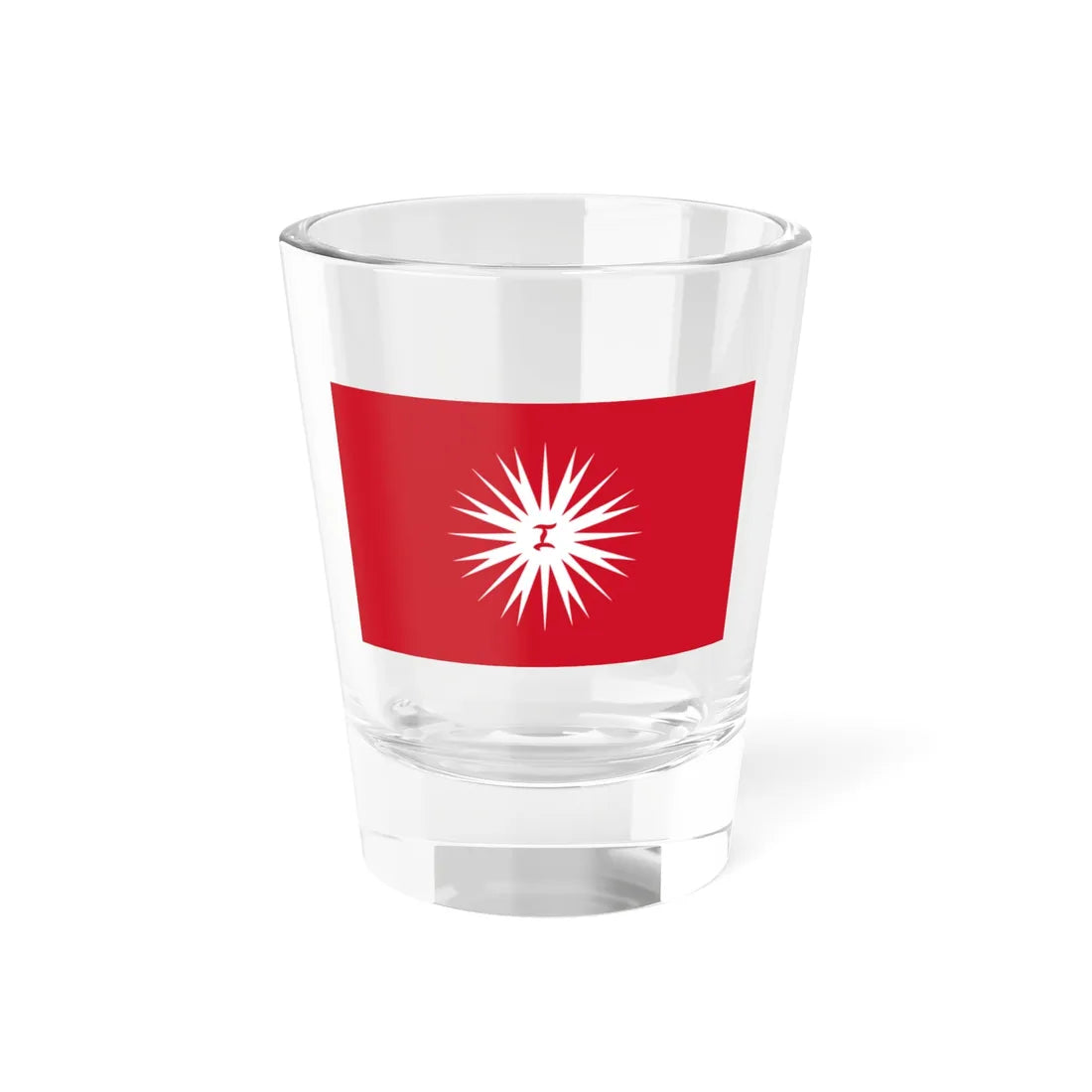 Flag of the Sovereign Tagalog Nation (Philippines) Shot Glass 1.5oz 1.5oz - Go Mug Yourself