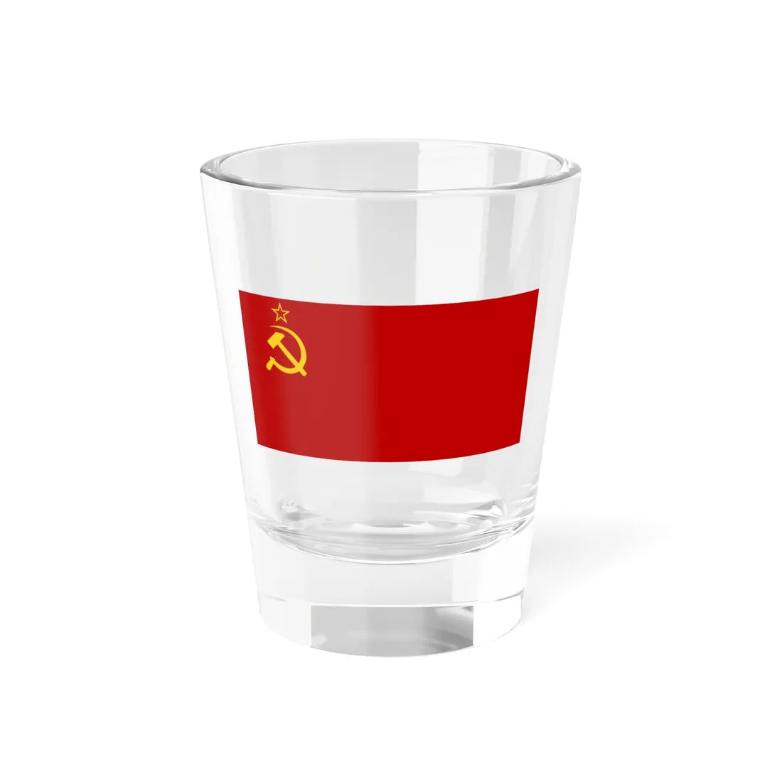 Flag of the Soviet Union 1936  1955 (Soviet Union) Shot Glass 1.5oz 1.5oz - Go Mug Yourself