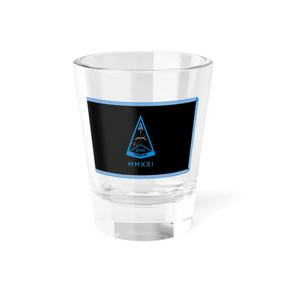 Flag of the Space Training and Readiness Command (United States) Shot Glass 1.5oz 1.5oz - Go Mug Yourself