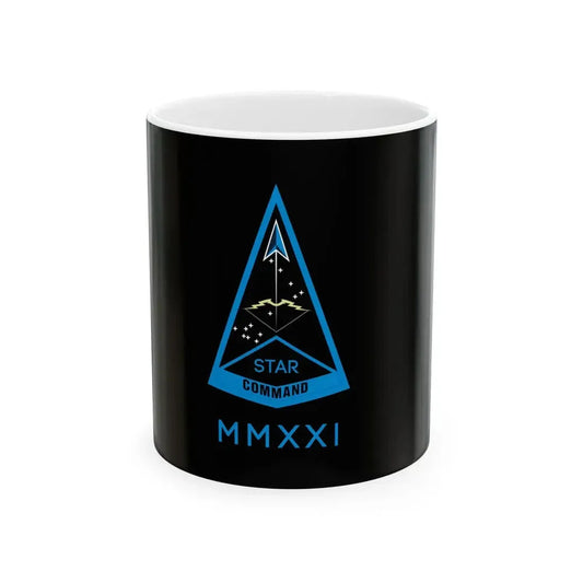Flag of the Space Training and Readiness Command (United States) White Coffee Mug 11oz - Go Mug Yourself