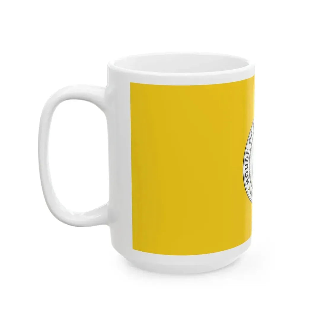 Flag of the Speaker of the House of Representatives of the Philippines (Philippines) White Coffee Mug - Go Mug Yourself