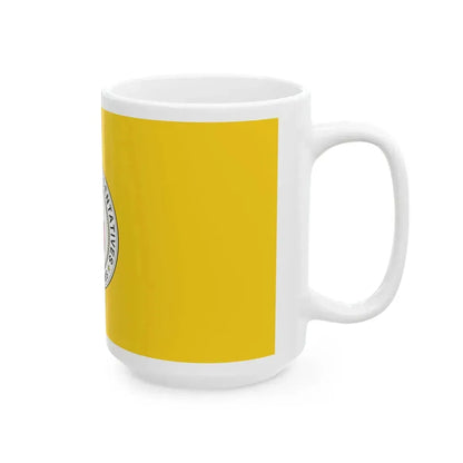 Flag of the Speaker of the House of Representatives of the Philippines (Philippines) White Coffee Mug - Go Mug Yourself