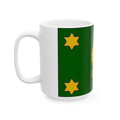 Flag of the Speaker of the Provisional Representative Body of East Indonesia (Indonesia) White Coffee Mug - Go Mug Yourself