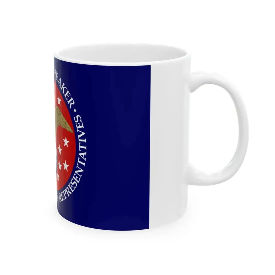 Flag of the Speaker of the United States House of Representatives (United States) White Coffee Mug - Go Mug Yourself