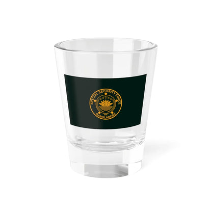 Flag of the Special Security Force SSF (Bangladesh) Shot Glass 1.5oz 1.5oz - Go Mug Yourself