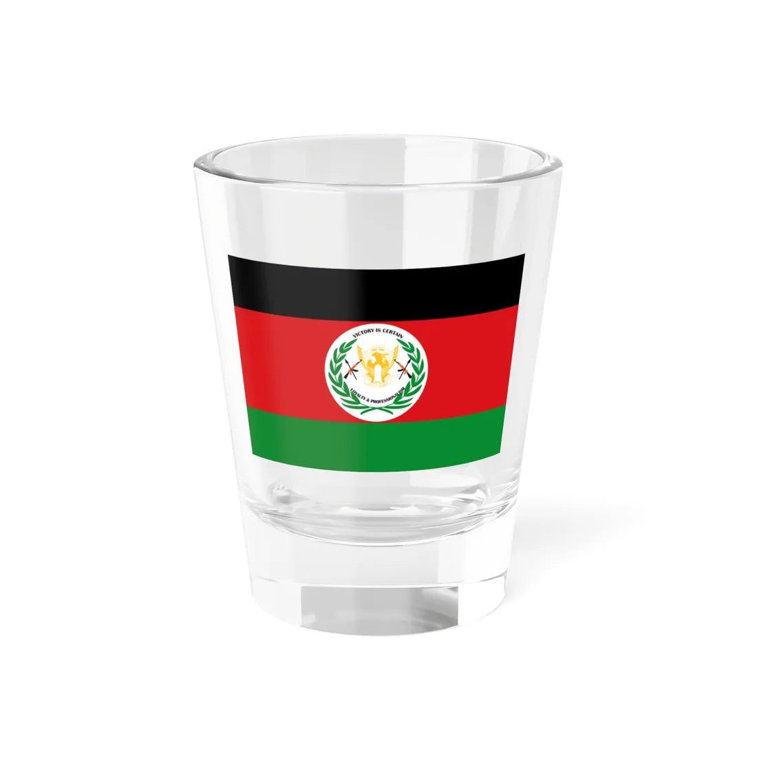 Flag of the SPLA until 2011 (South Sudan) Shot Glass 1.5oz 1.5oz - Go Mug Yourself