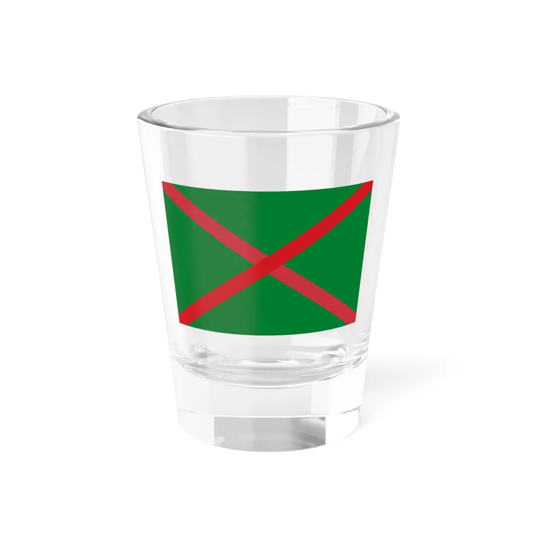 Flag of the State border committee of Republic of Belarus (Belarus) Shot Glass 1.5oz 1.5oz - Go Mug Yourself