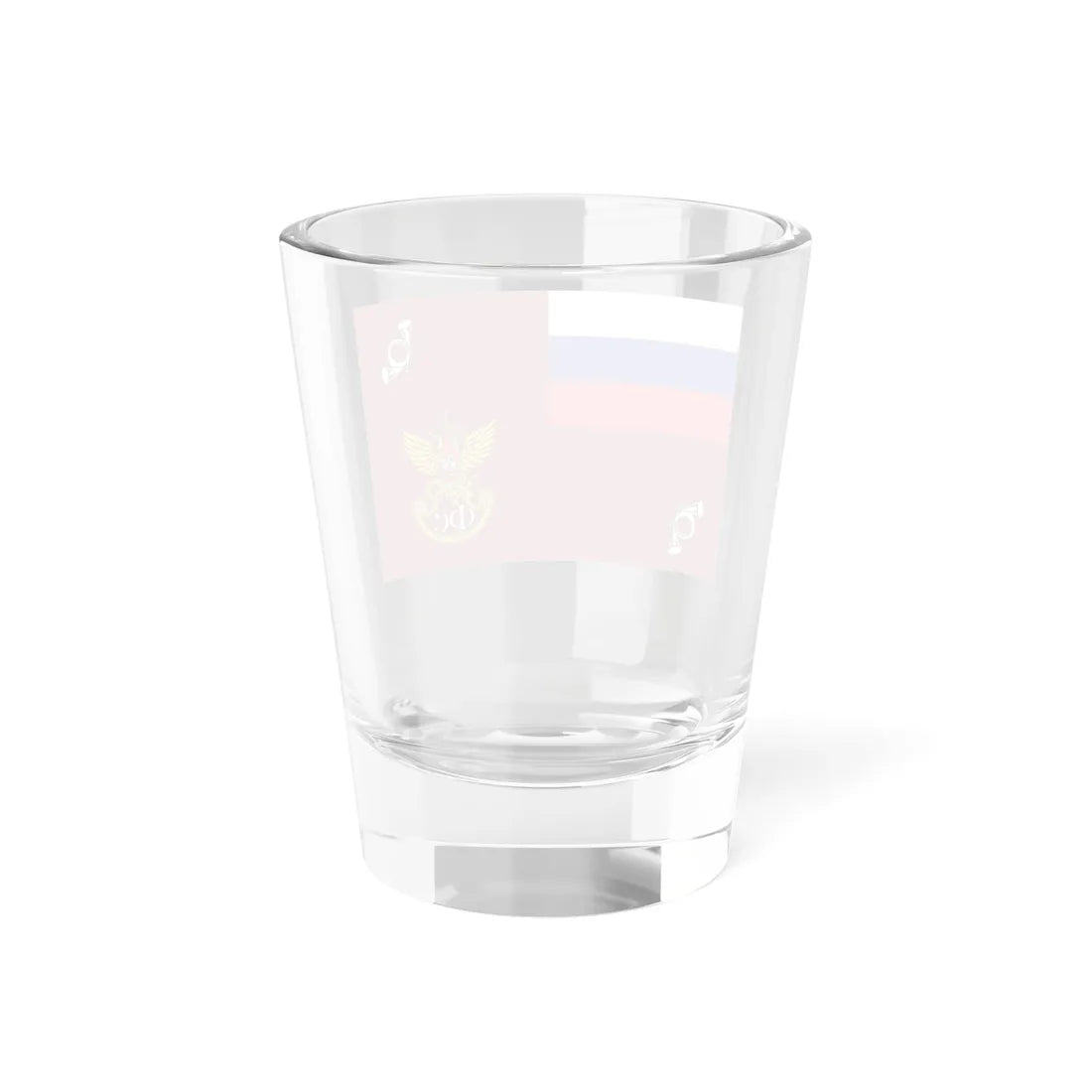 Flag of the State Courier Service of Russia (Russia) Shot Glass 1.5oz - Go Mug Yourself