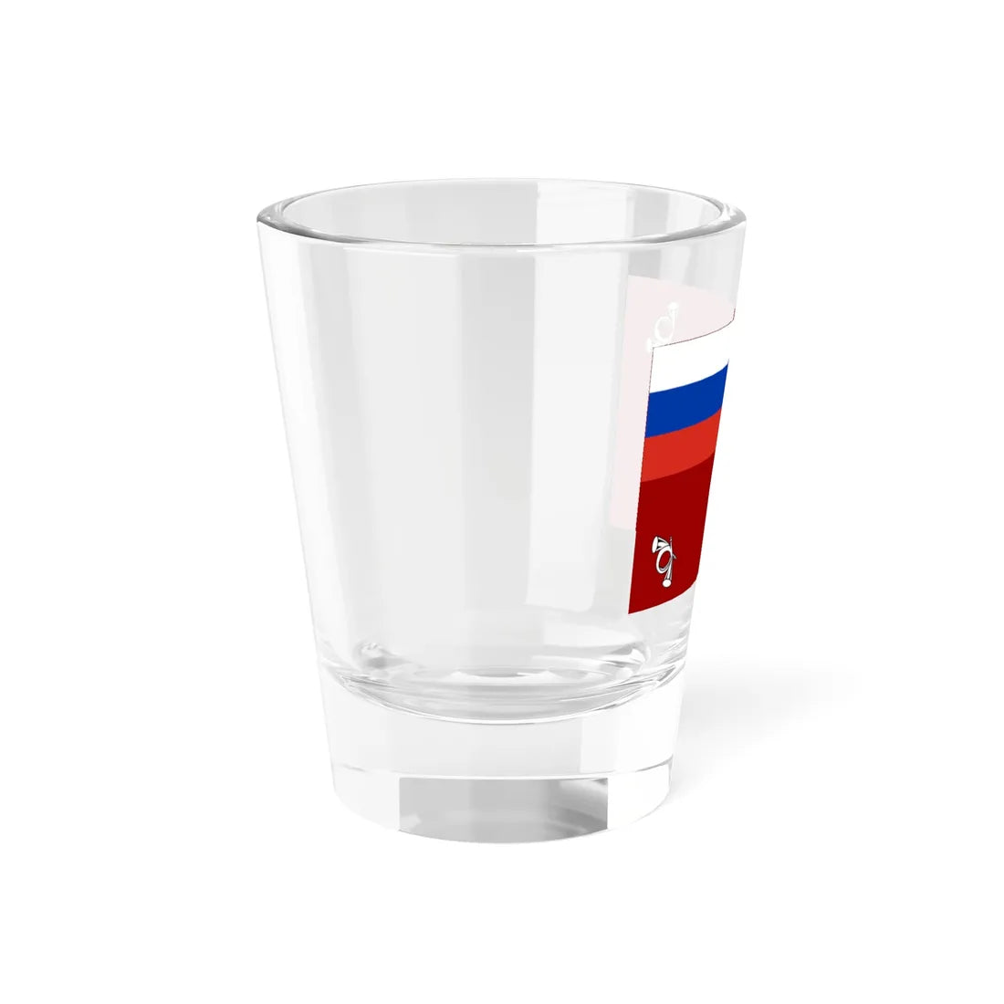 Flag of the State Courier Service of Russia (Russia) Shot Glass 1.5oz - Go Mug Yourself