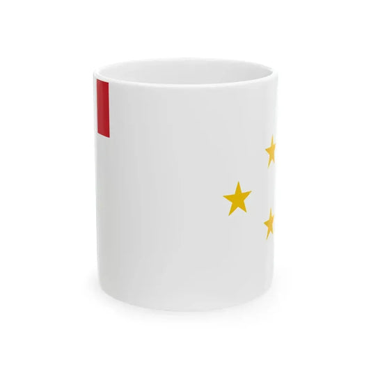 Flag of the State of Aleppo (France) White Coffee Mug 11oz - Go Mug Yourself