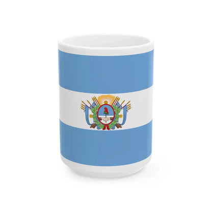 Flag of the State of Buenos Aires (Argentina) White Coffee Mug 15oz - Go Mug Yourself
