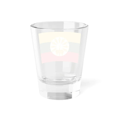 Flag of the State of Burma Stylized version (Myanmar) Shot Glass 1.5oz - Go Mug Yourself