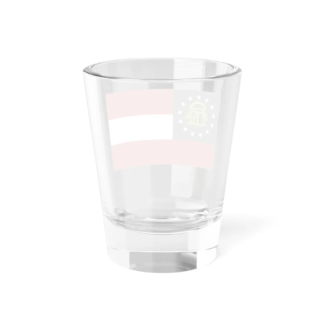 Flag of the State of Georgia (Georgia) Shot Glass 1.5oz - Go Mug Yourself