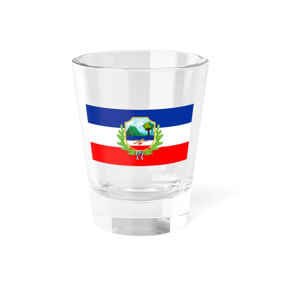Flag of the State of Los Altos (Guatemala) Shot Glass 1.5oz 1.5oz - Go Mug Yourself