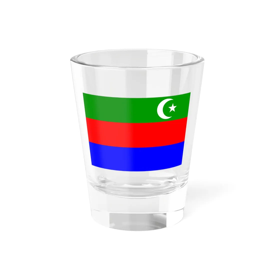 Flag of the State of Makran (India) Shot Glass 1.5oz 1.5oz - Go Mug Yourself