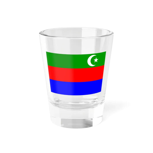 Flag of the State of Makran (India) Shot Glass 1.5oz 1.5oz - Go Mug Yourself