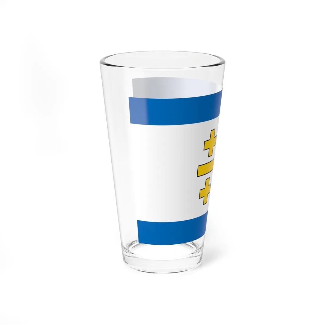 Flag of the State of Palestine Proposal 5 (Israel) Pint Glass 16oz - Go Mug Yourself
