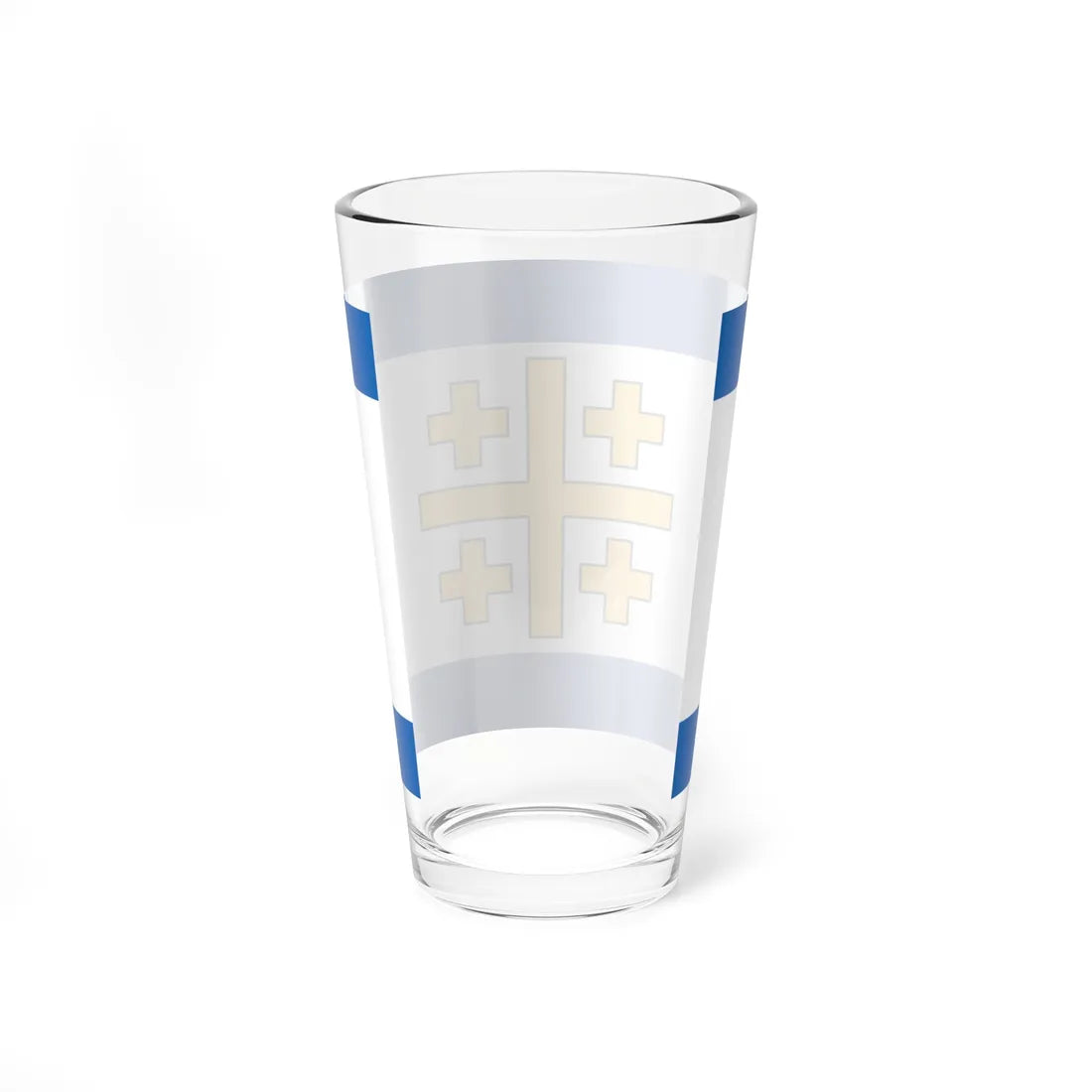 Flag of the State of Palestine Proposal 5 (Israel) Pint Glass 16oz - Go Mug Yourself