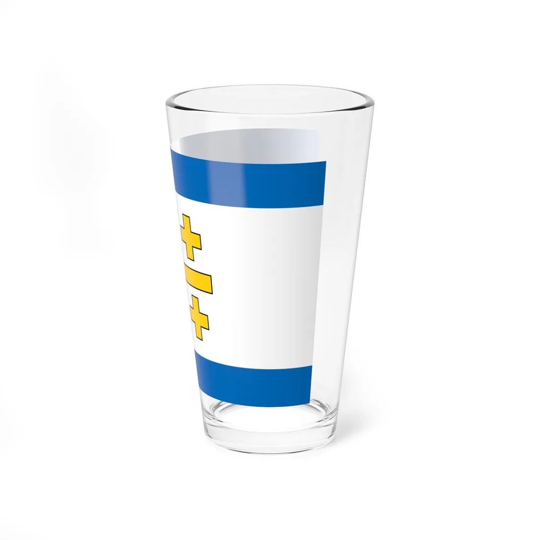 Flag of the State of Palestine Proposal 5 (Israel) Pint Glass 16oz - Go Mug Yourself