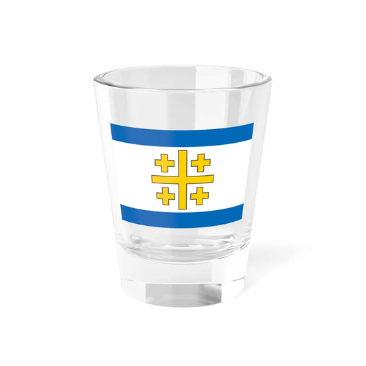 Flag of the State of Palestine Proposal 5 (Israel) Shot Glass 1.5oz 1.5oz - Go Mug Yourself