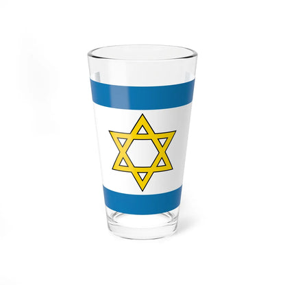 Flag of the State of Palestine Proposal 6 (Israel) Pint Glass 16oz 16oz - Go Mug Yourself