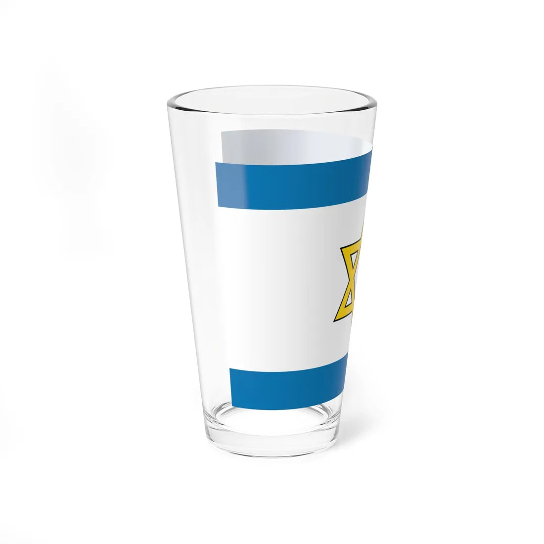 Flag of the State of Palestine Proposal 6 (Israel) Pint Glass 16oz - Go Mug Yourself