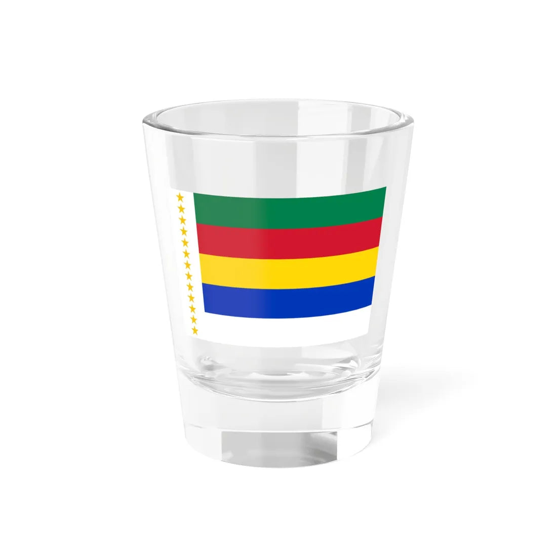 Flag of the State of Souaida state (Syria) Shot Glass 1.5oz 1.5oz - Go Mug Yourself
