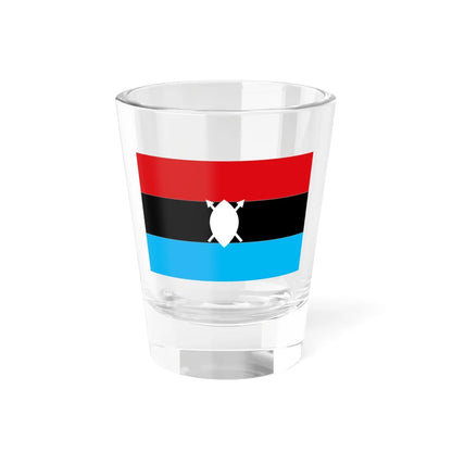 Flag of the state of the Nile Blue (South Sudan) Shot Glass 1.5oz 1.5oz - Go Mug Yourself