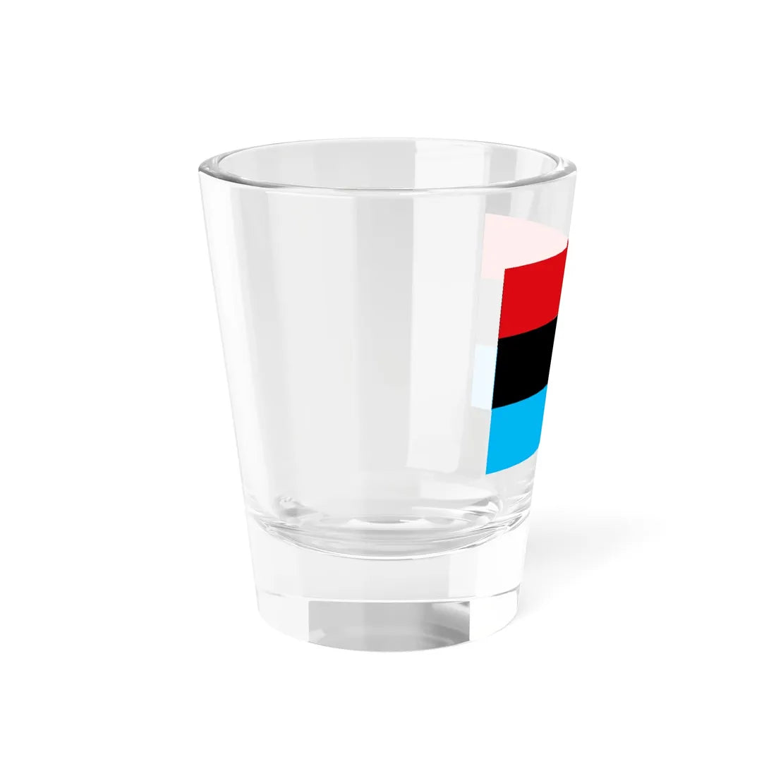 Flag of the state of the Nile Blue (South Sudan) Shot Glass 1.5oz - Go Mug Yourself
