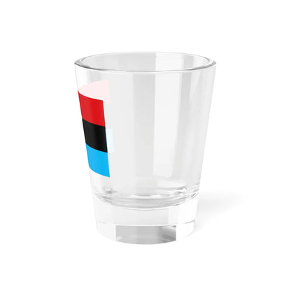 Flag of the state of the Nile Blue (South Sudan) Shot Glass 1.5oz - Go Mug Yourself