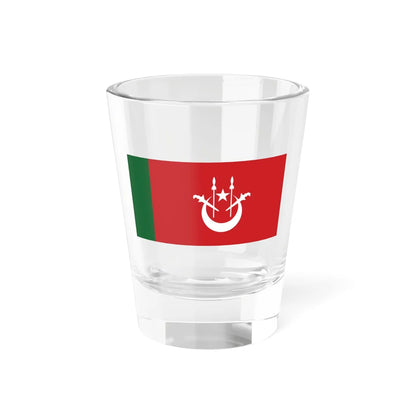 Flag of the State Secretary of Kelantan (Malaysia) Shot Glass 1.5oz 1.5oz - Go Mug Yourself