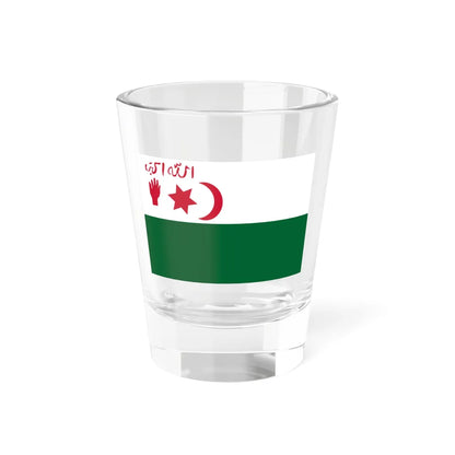 Flag of the Sétif revolt 1945 (Algeria) Shot Glass 1.5oz 1.5oz - Go Mug Yourself