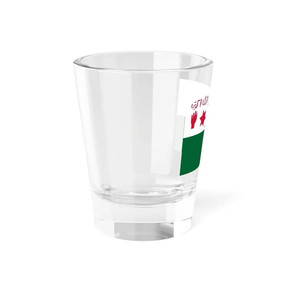 Flag of the Sétif revolt 1945 (Algeria) Shot Glass 1.5oz - Go Mug Yourself