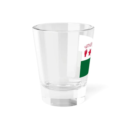 Flag of the Sétif revolt 1945 (Algeria) Shot Glass 1.5oz - Go Mug Yourself