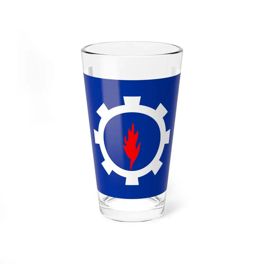 Flag of the Suez Governorate Egypt - Pint Glass 16oz 16oz - Go Mug Yourself