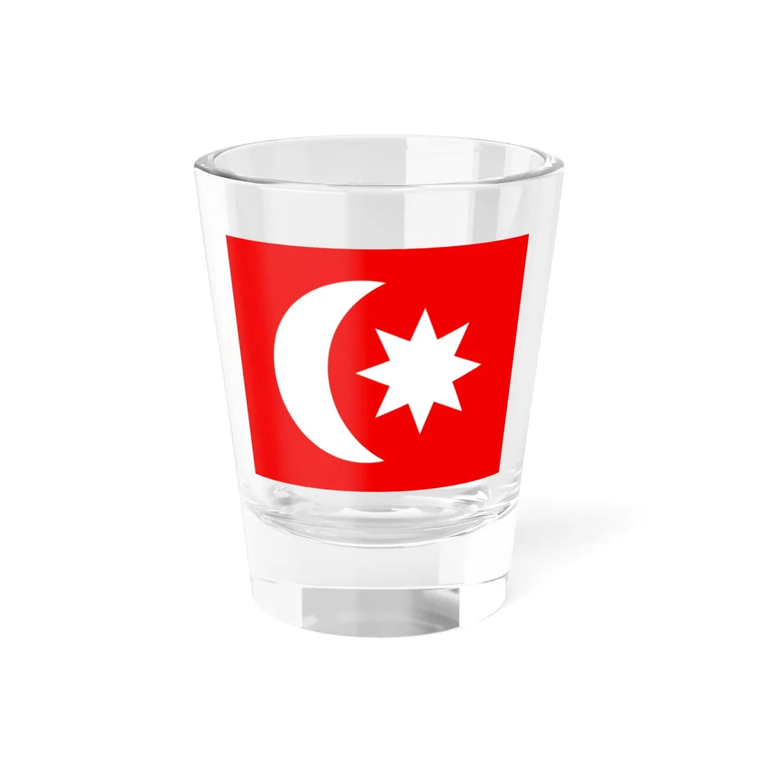 Flag of the Sultanate of Aceh (Indonesia) Shot Glass 1.5oz 1.5oz - Go Mug Yourself