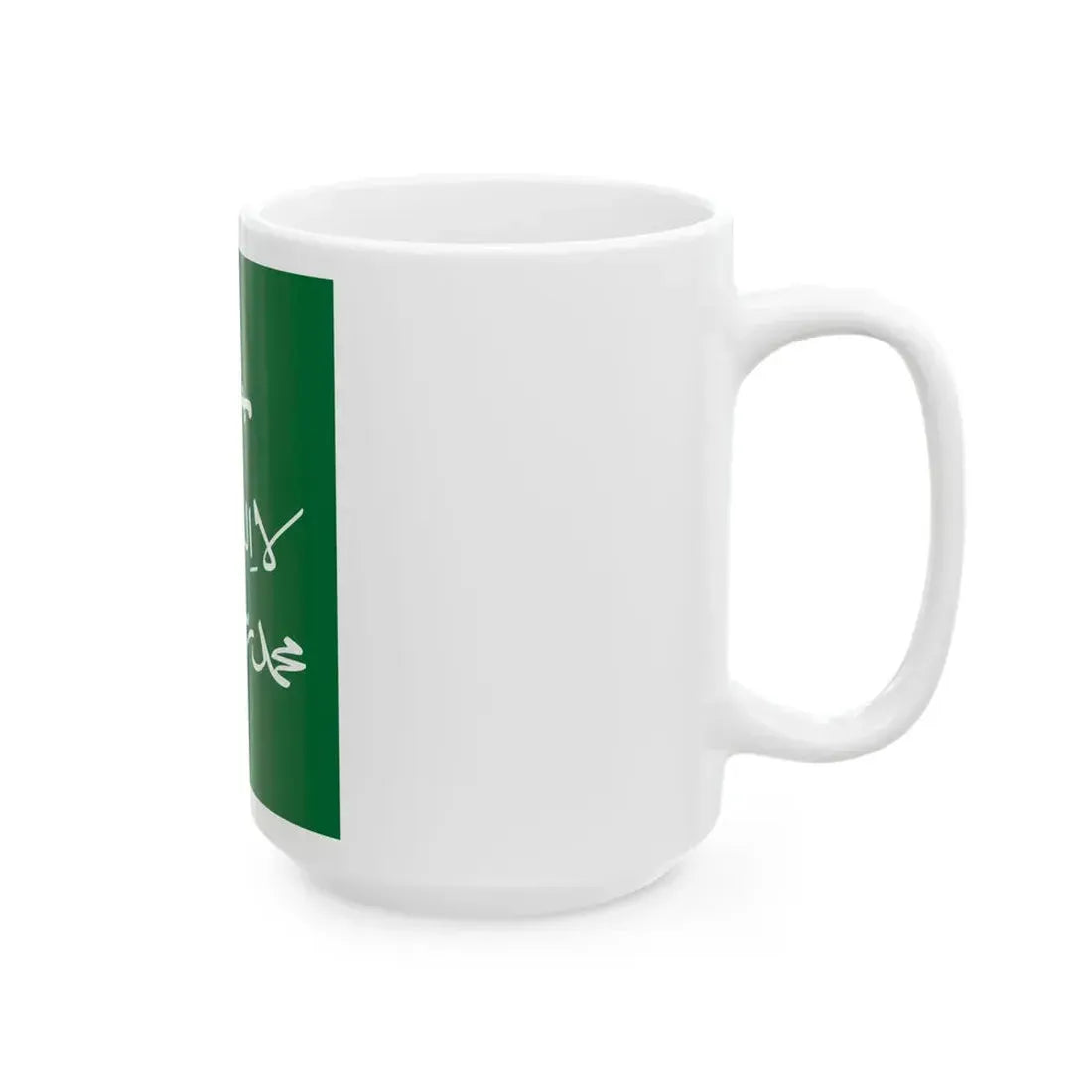 Flag of the Sultanate of Nejd (Saudi Arabia) White Coffee Mug - Go Mug Yourself