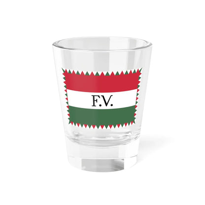 Flag of the Supreme Command of the Hungarian National Army 1919-1920 (Hungary) Shot Glass 1.5oz 1.5oz - Go Mug Yourself