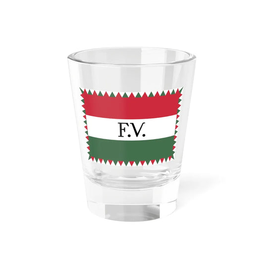 Flag of the Supreme Command of the Hungarian National Army 1919-1920 (Hungary) Shot Glass 1.5oz 1.5oz - Go Mug Yourself